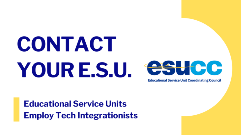 Link to the ESUCC Educational Service Unit directory, where educators can find and contact their regional Educational Service Unit.