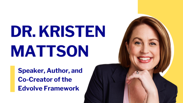 Link to Dr. Kristen Mattson’s profile, speaker, author, and co-creator of the Edvolve Digital Citizenship Framework.